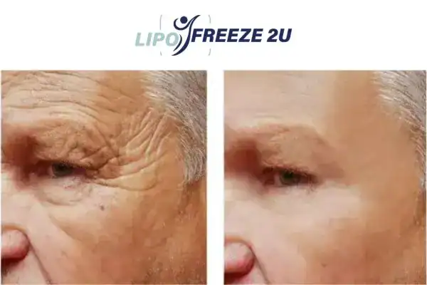 Mens before and after Morpheus 8 Surrey results.
